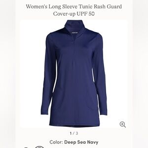 Lend’s End Cover Up Tunic SPF 50 Size 2-4